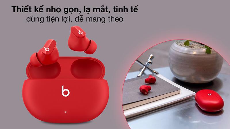 Tai nghe có thiết kế trẻ trung, gọn nhẹ dễ mang theo 